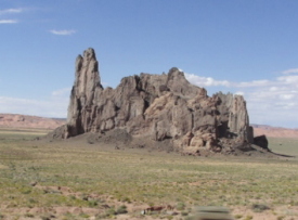 ナバホの聖地 シップロック